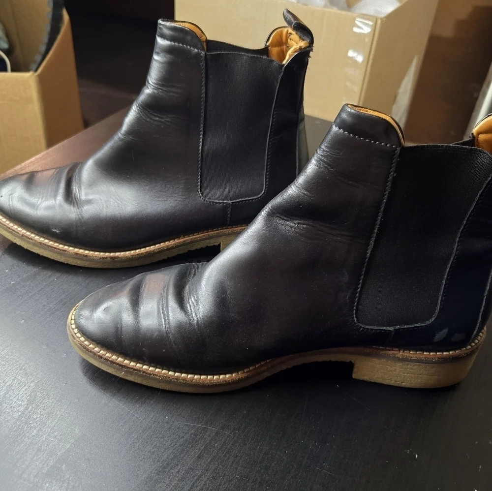 Everlane Womens Chelsea Boots Black Size 7 - Picture 11 of 13
